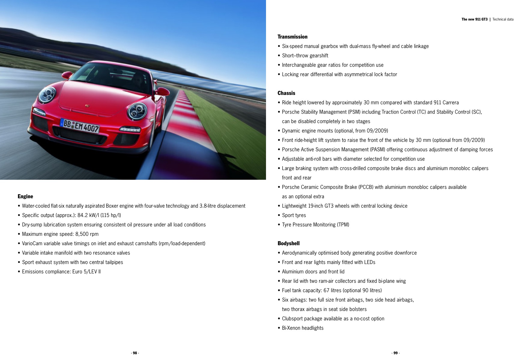 2009 Porsche 911 GT3 Brochure Page 32